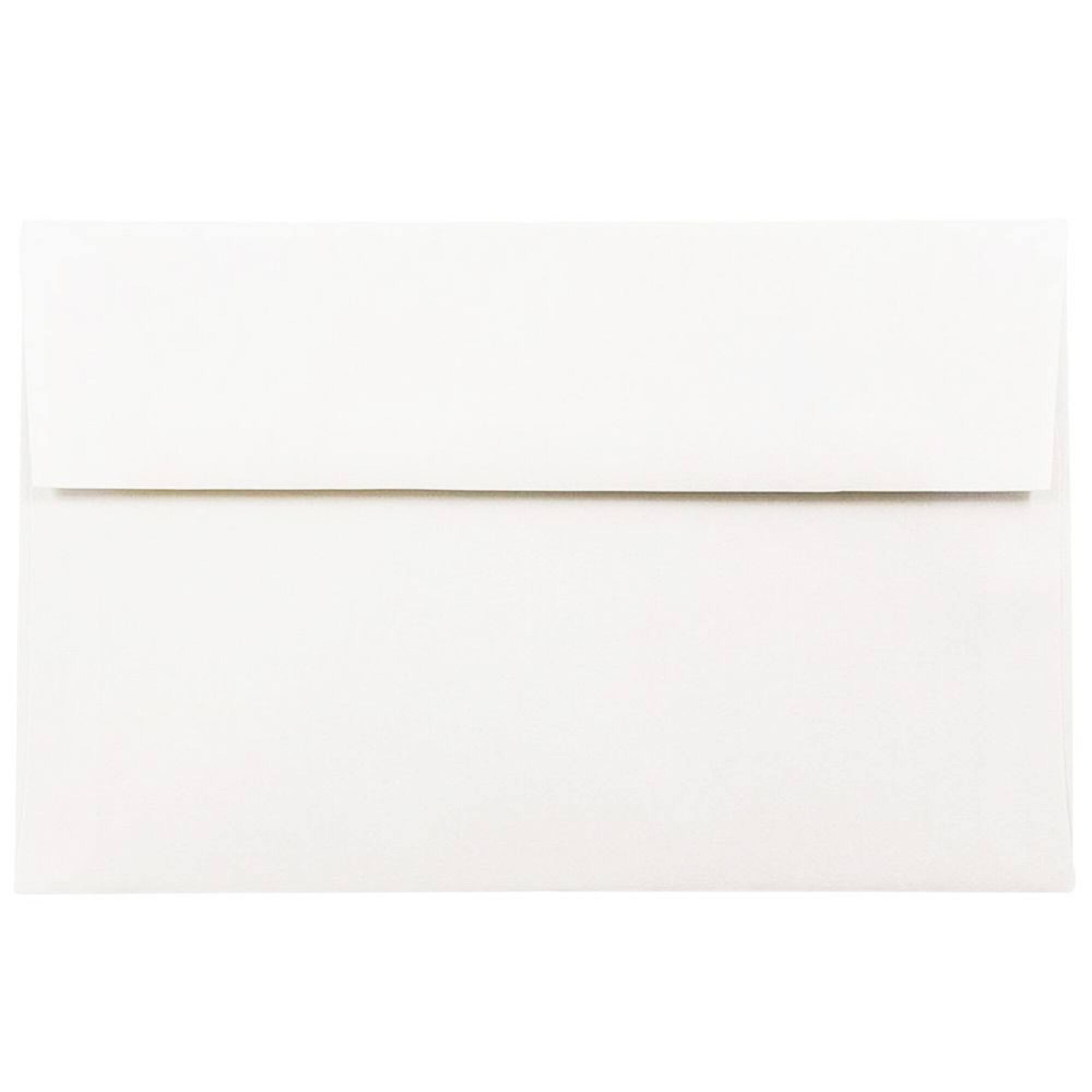JAM Paper A10 Strathmore Ultimate White Woven Invitation Envelopes, 25ct.